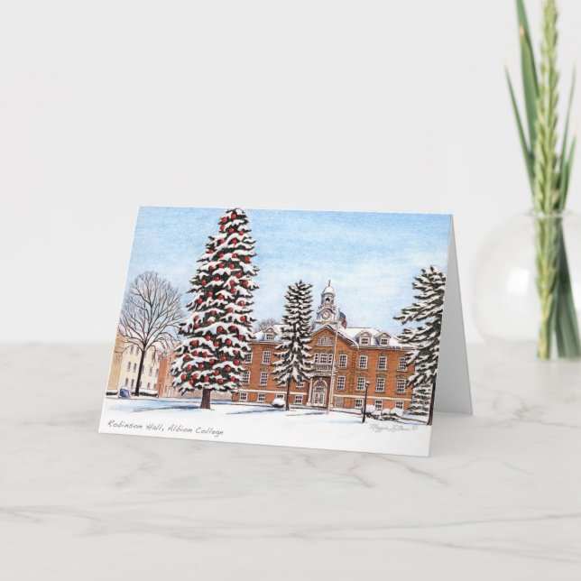 Robinson Hall, Albion Uni notecard Karte (Vorderseite)