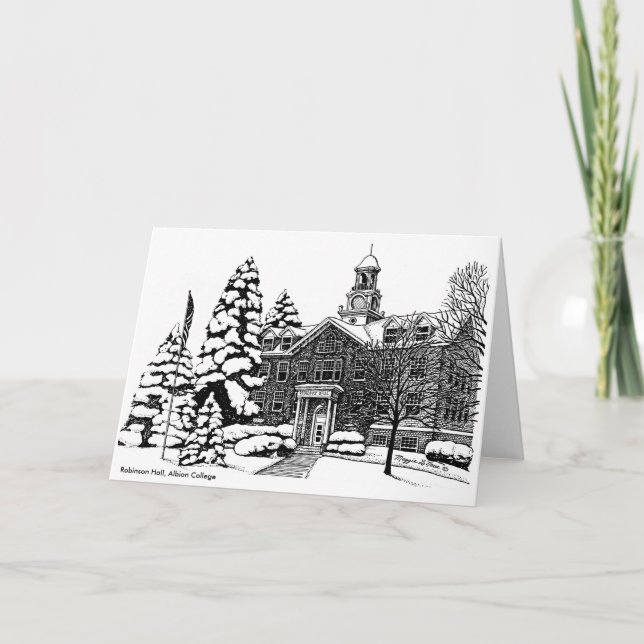 Robinson Hall, Albion Uni notecard Karte (Vorderseite)
