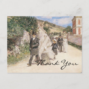 Robinson ist der März der Hochzeit Postkarte