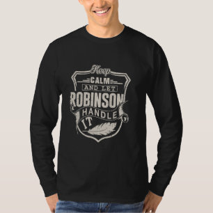 Robinson Nachname Shirt Robinson Name Birthday