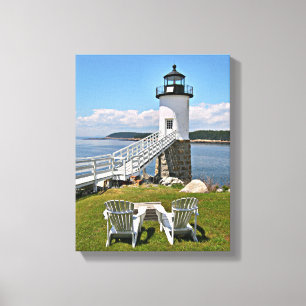 Robinson Point Lighthouse, Isle Au Haut, Maine Leinwanddruck