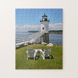 Robinson Point Lighthouse, Isle Au Haut, Maine Puzzle