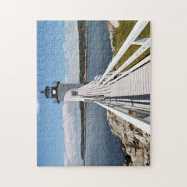 Robinson Point Lighthouse, Isle Au Haut, Maine Puzzle