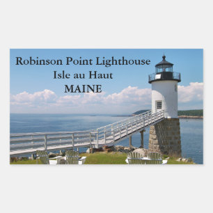 Robinson Point Lighthouse, Maine Stickers