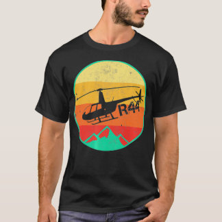 Robinson R44 Hubschrauber Helo Luftfahrt Aviator P T-Shirt