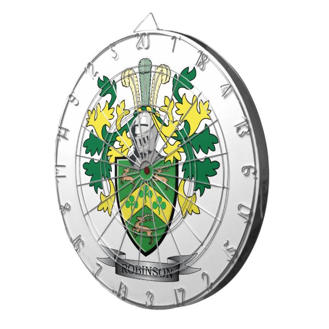 Robinson-Wappen Dartscheibe (Vorderseite rechts)