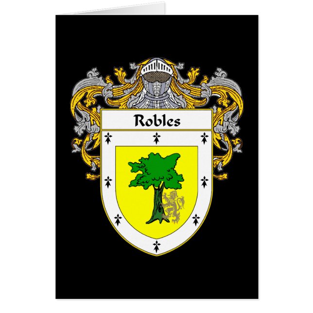 Robles Wappen (überzogen) (Vorne)