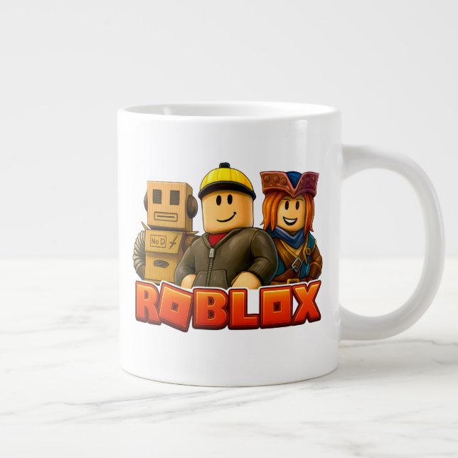 Roblox Charaktere Cooler Gamer Jumbo-Tasse (Rechts)