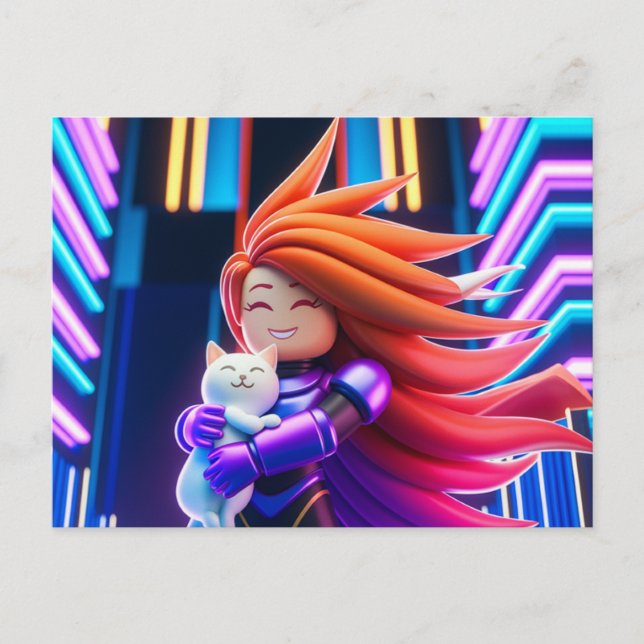 Roblox T - Shirt Postkarte (Vorderseite)