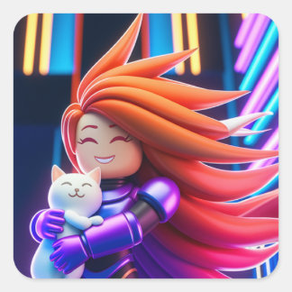 Roblox  T-Shirt Quadratischer Aufkleber