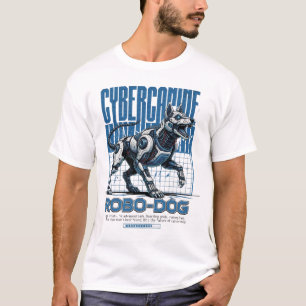 Robo-Hund – Futuristischer Cyber-Hund T-Shirt