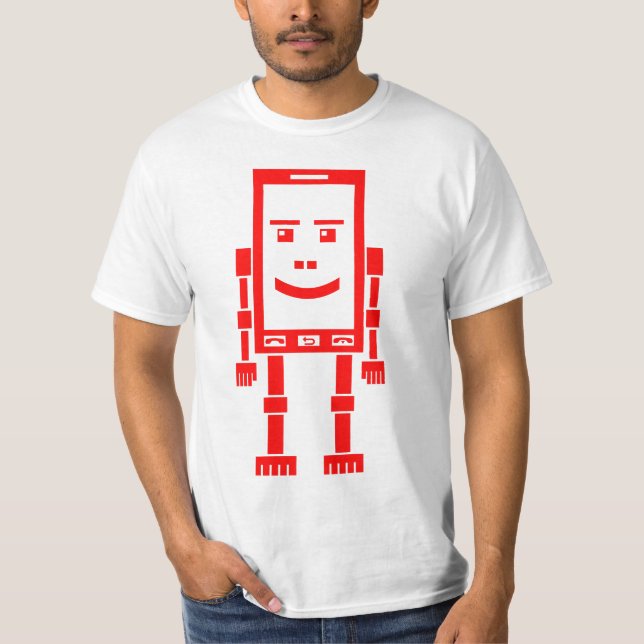 Robo Phone - Red T-Shirt (Vorderseite)