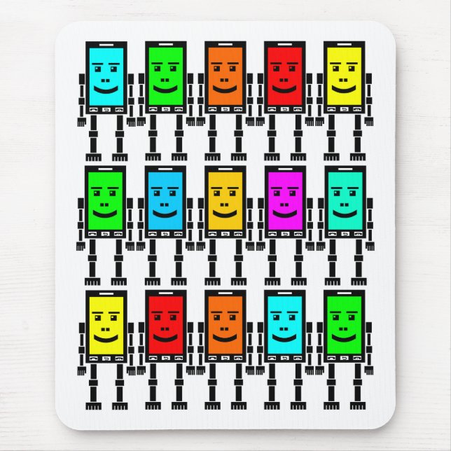 Robo Phones Mousepad (Vorne)