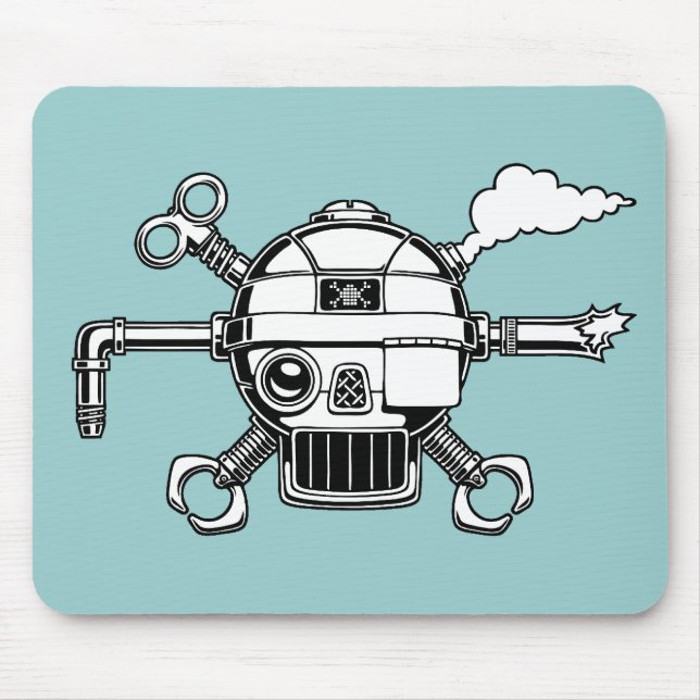Robo Pirat II Mousepad (Vorne)