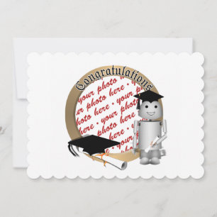 Robo-X9 Robot-Abschluss-Foto Einladung