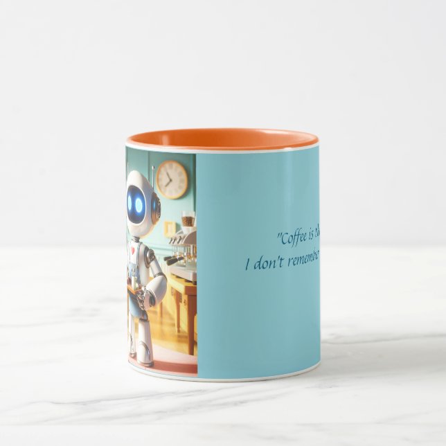 RoboBarista - AI Coffee Master Tasse (Zentrum)