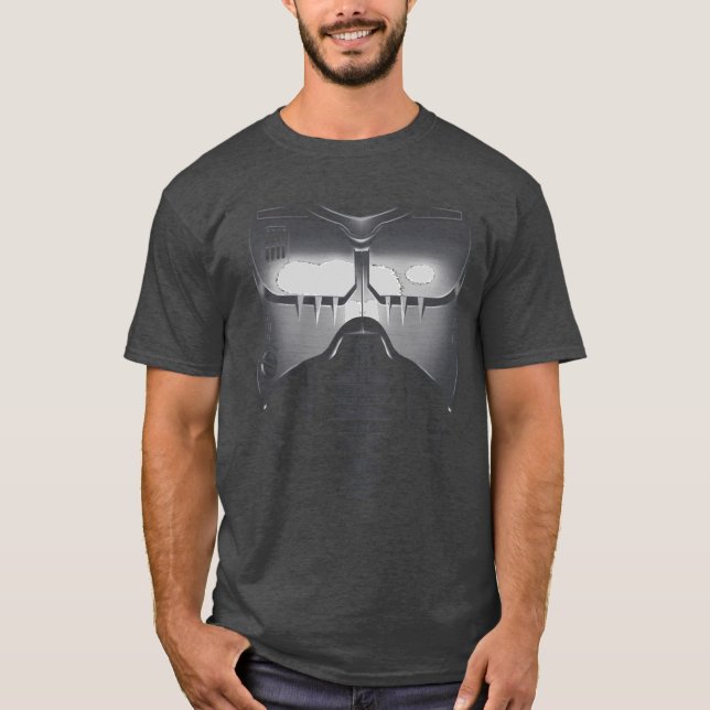 Robocop Brustplatten-Grafik T-Shirt (Vorderseite)