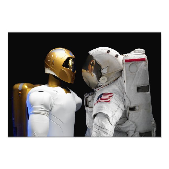 Robonaut 2, ein geschickter, humanoider Astronaute Fotodruck (Vorne)