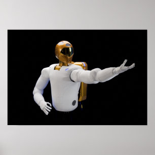Robonaut 2, ein geschickter, humanoider Astronaute Poster