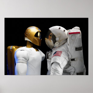 Robonaut 2, ein geschicktes, Humanoidastronaut Hel Poster