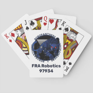 RoboPanthers Karten spielen Spielkarten