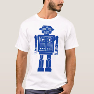 Robot 270620/010 - Navy Blue and White T - Shirt