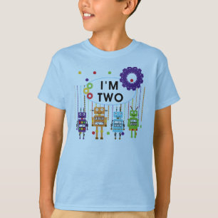 Robot 2. Geburtstagsgeschenke T-Shirt