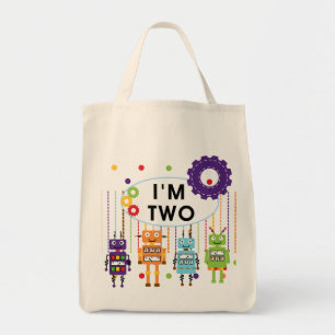 Robot 2. Geburtstagsgeschenke Tragetasche