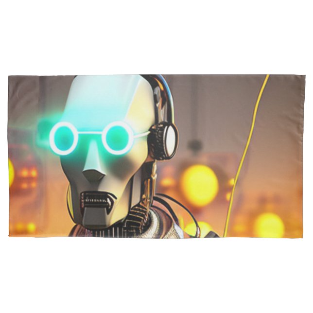 Robot 2 King Kissenkoffer 2 Kissenbezug (Vorderseite)