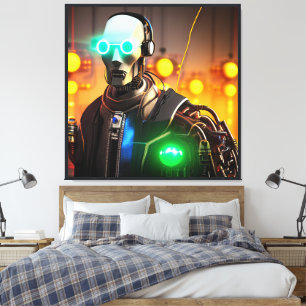 Robot 2 Leinwanddruck