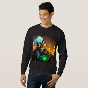 Robot 2 men schwarzes Sweatshirt
