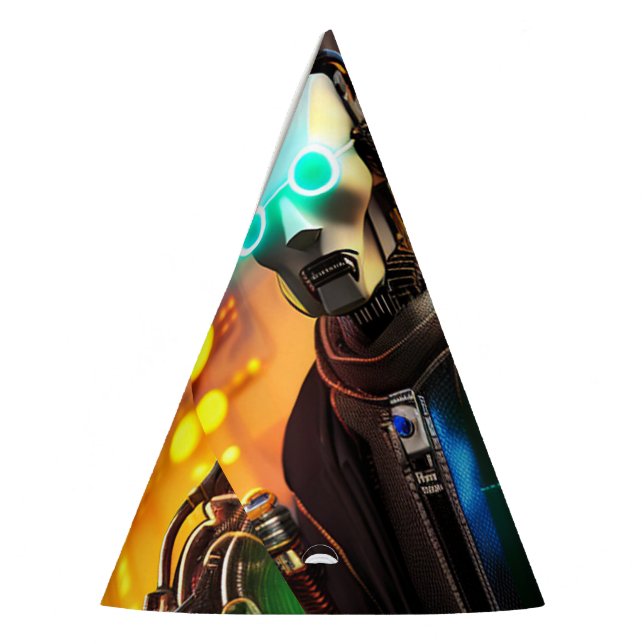 Robot-2-Party-Hüte Partyhütchen (Links)