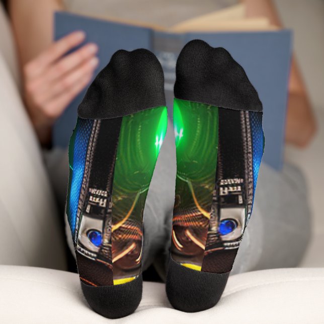 Robot 2 Premium Socken (Unterseite)