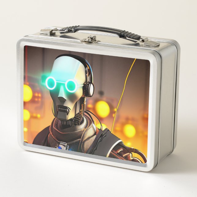 Robot 2 rostfreie Lunchbox (Vorderseite)