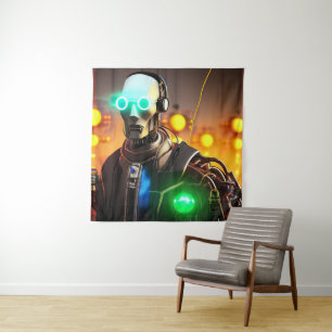 Robot 2 Wandteppich