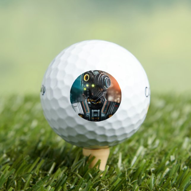 Robot 3 Callaway Warbird Golfbälle 12 pk (Insitu T-Shirt)