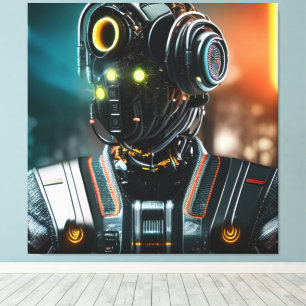 Robot 3 Leinwanddruck
