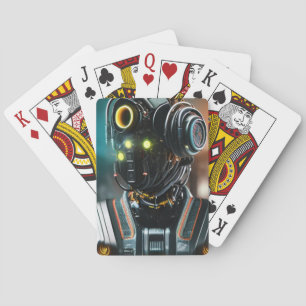 Robot 3-Poker-Spielkarten Spielkarten