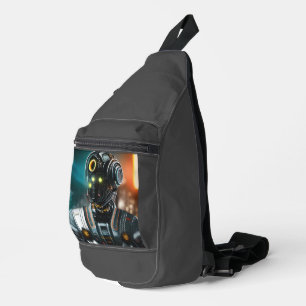 Robot-3-Sack-Rucksack Crossbody Bag