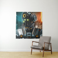 Robot 3 Wandteppich