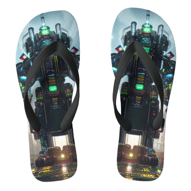 Robot-4-Breiten-Flip-Flops Flip Flops (Fußbett)