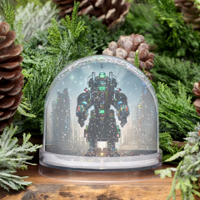 Robot 4 snow globe schneekugeln (Winter)