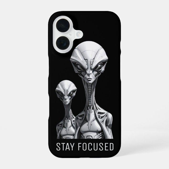 Robot-Alien-Handyhülle iPhone 16 Hülle (Rückseite)