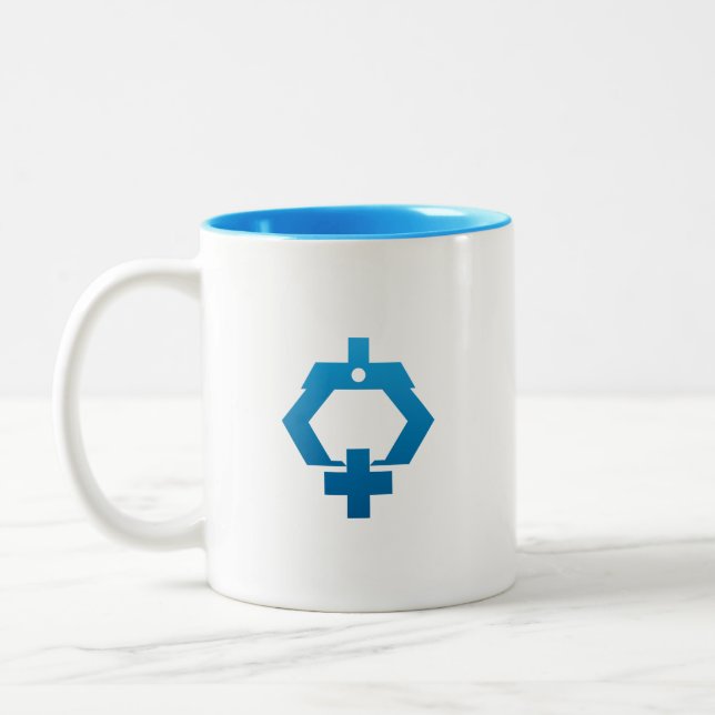 Robot-B Zweifarbige Tasse (Links)