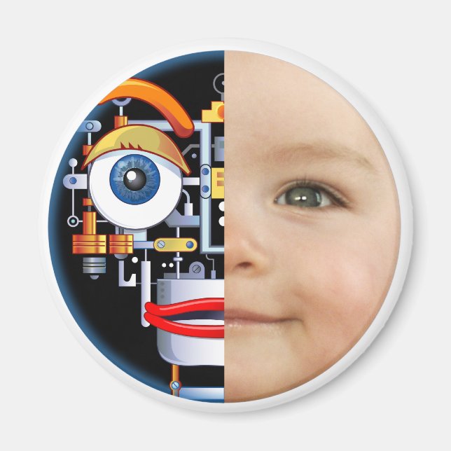 Robot-Baby-Magnet Magnet (Vorne)
