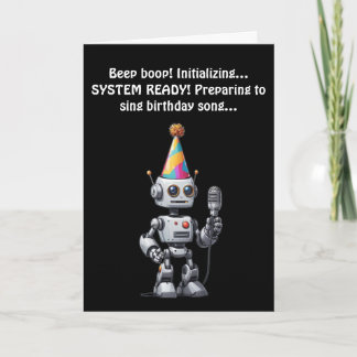 Robot Birthday Malfunction singen! Einladung