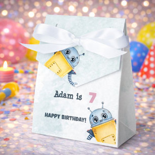 Robot Birthday Party-Kinder Geschenkschachtel