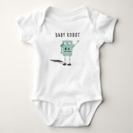 Robot boy Baby Shower Strampler