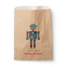 Robot Boy Gastgeschenk Papiertüte