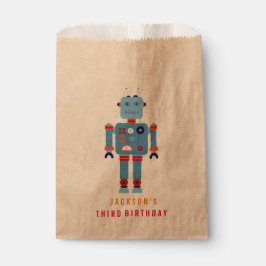 Robot Boy Gastgeschenk Papiertüte Geschenktütchen